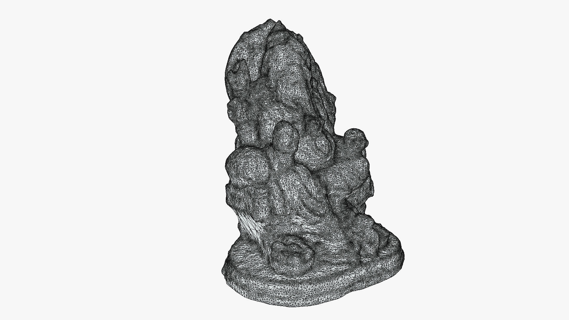 Ganesha 5 Low-poly 3D model_7