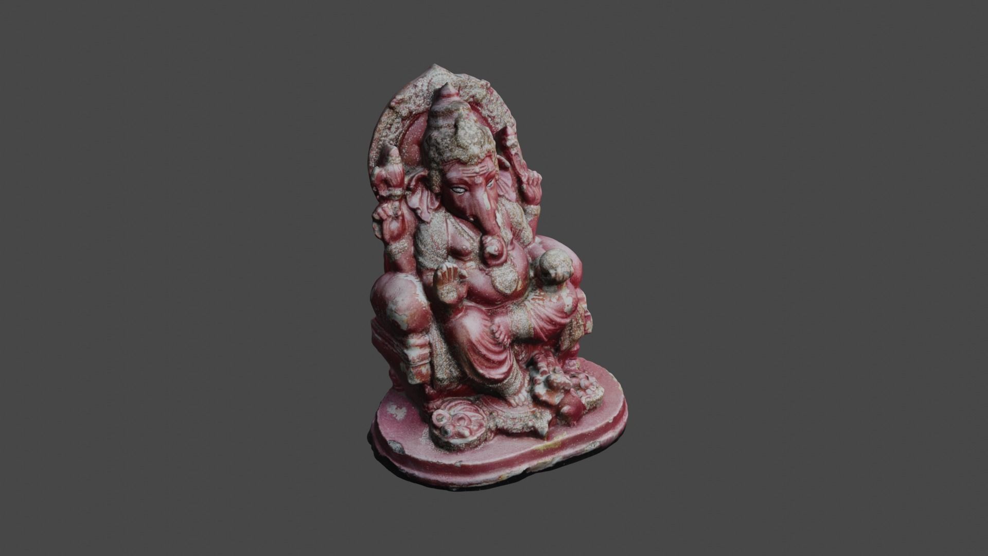 Ganesha 5 Low-poly 3D model_15