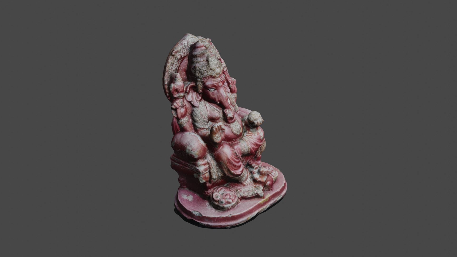 Ganesha 5 Low-poly 3D model_16