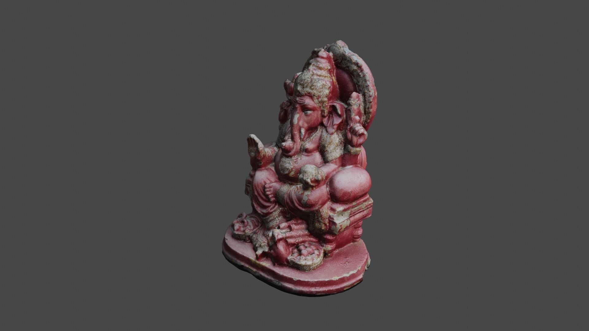 Ganesha 5 Low-poly 3D model_11