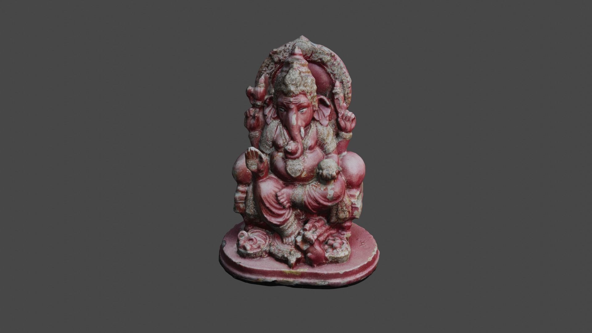 Ganesha 5 Low-poly 3D model_13