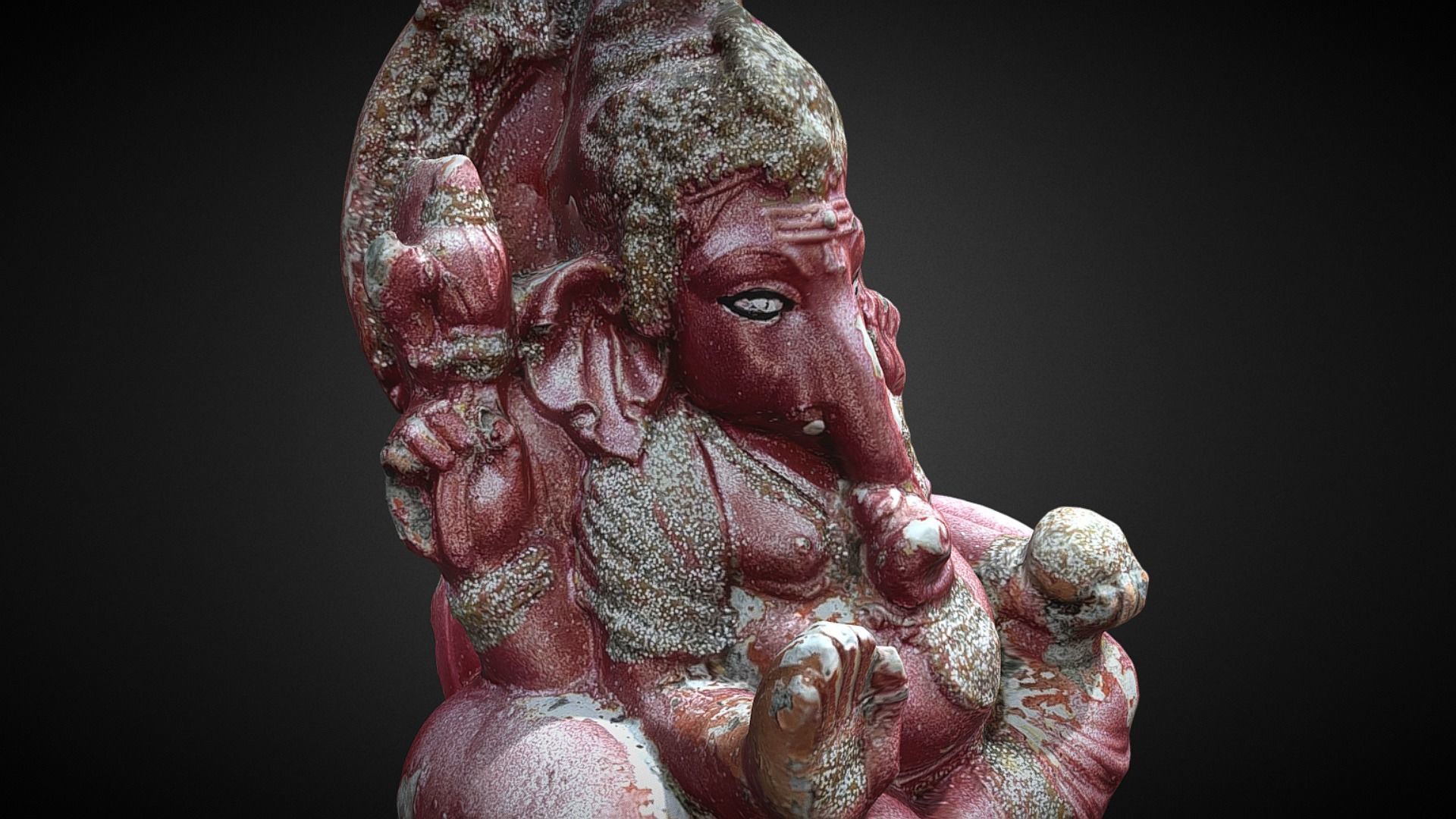 Ganesha 5 Low-poly 3D model_2