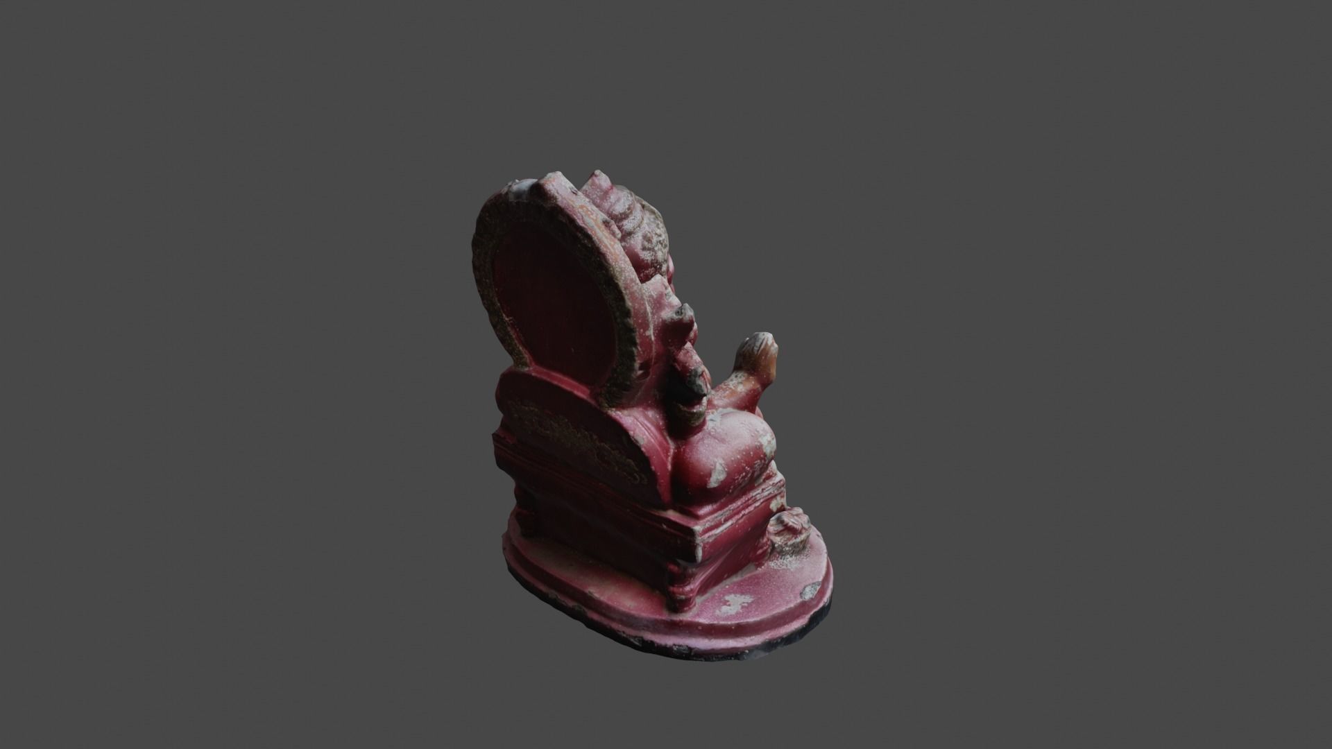 Ganesha 5 Low-poly 3D model_21