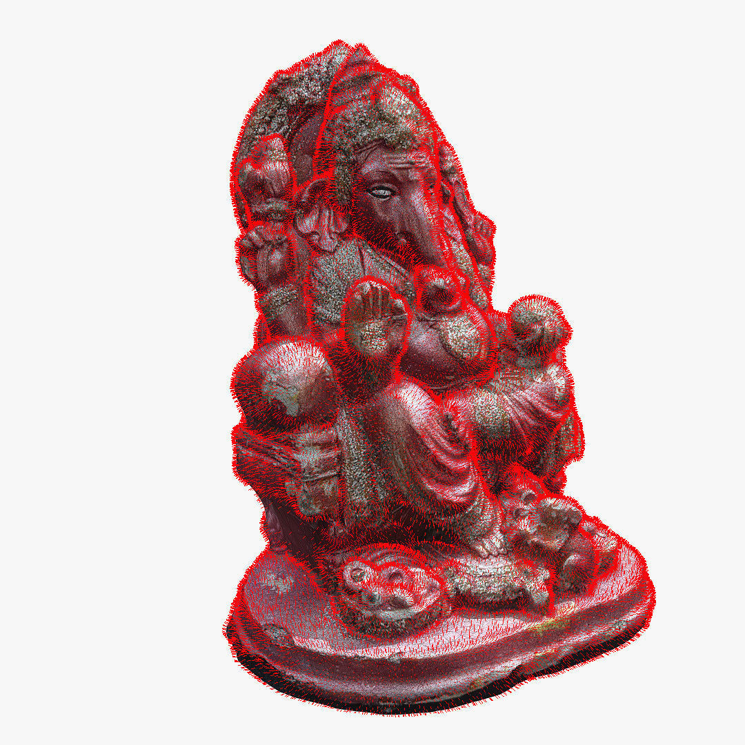 Ganesha 5 Low-poly 3D model_9
