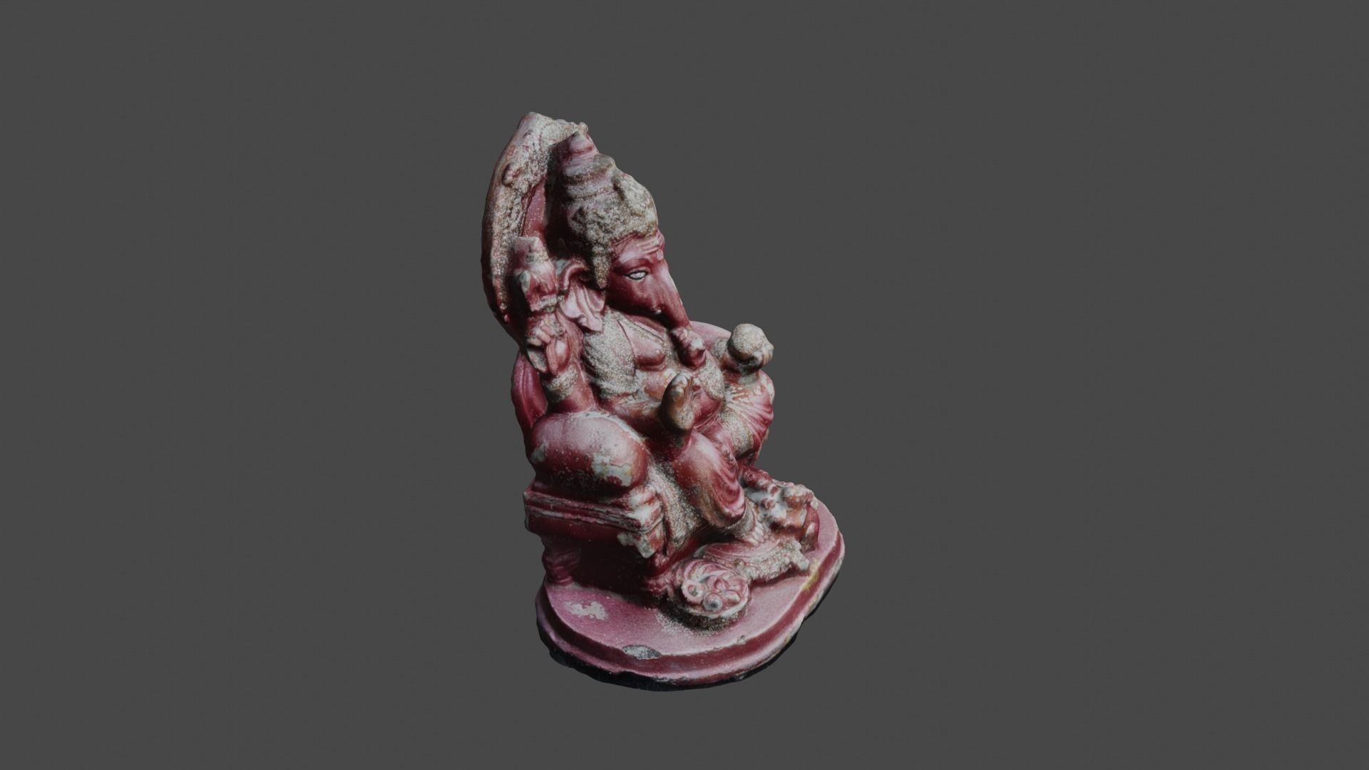 Ganesha 5 Low-poly 3D model_17