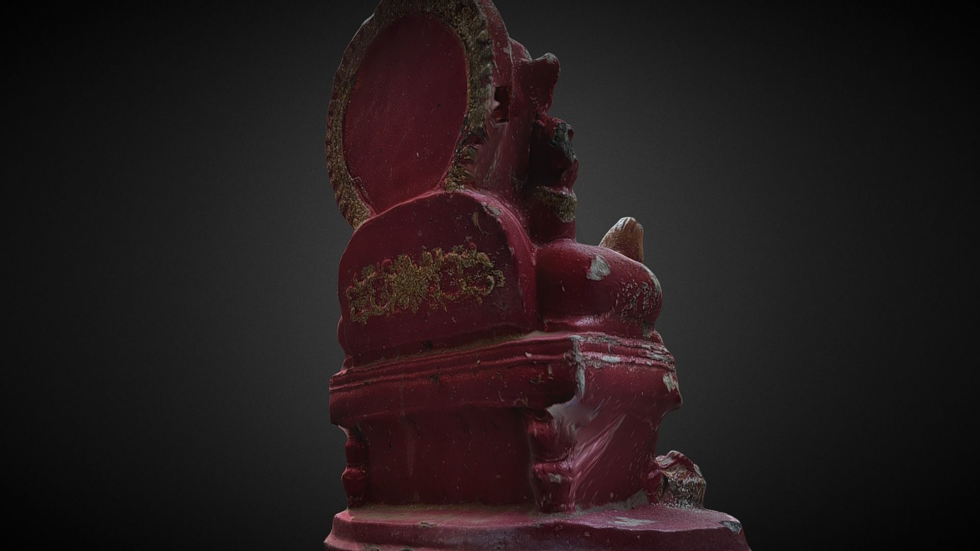 Ganesha 5 Low-poly 3D model_6