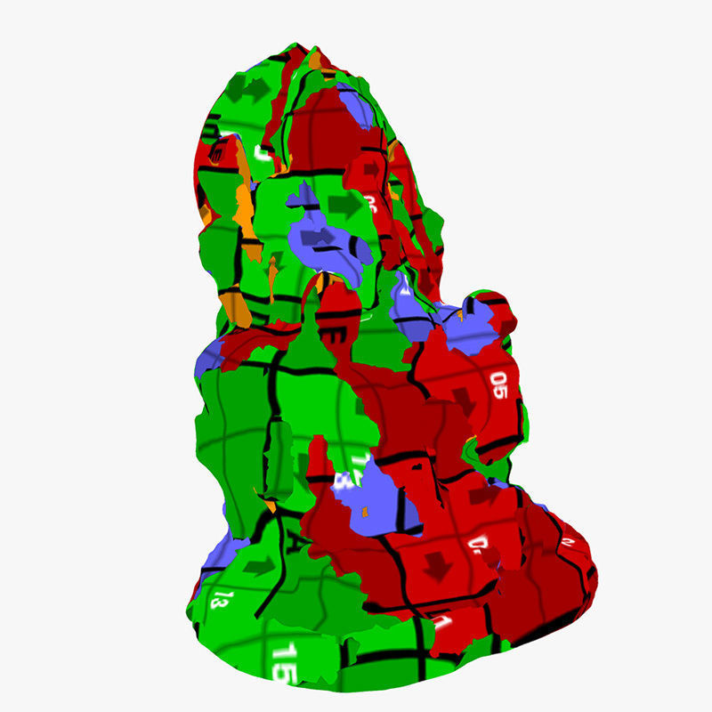 Ganesha 5 Low-poly 3D model_8