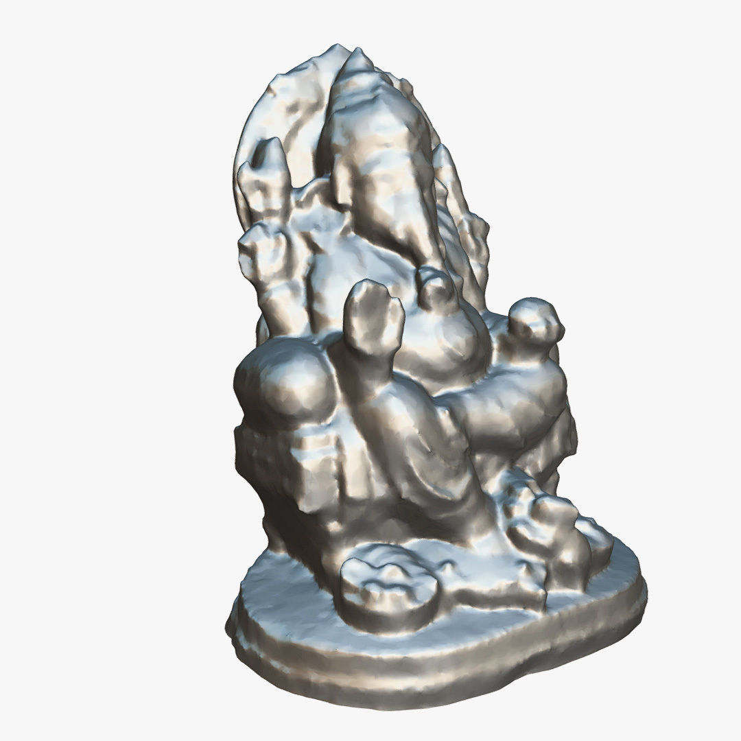 Ganesha 5 Low-poly 3D model_10
