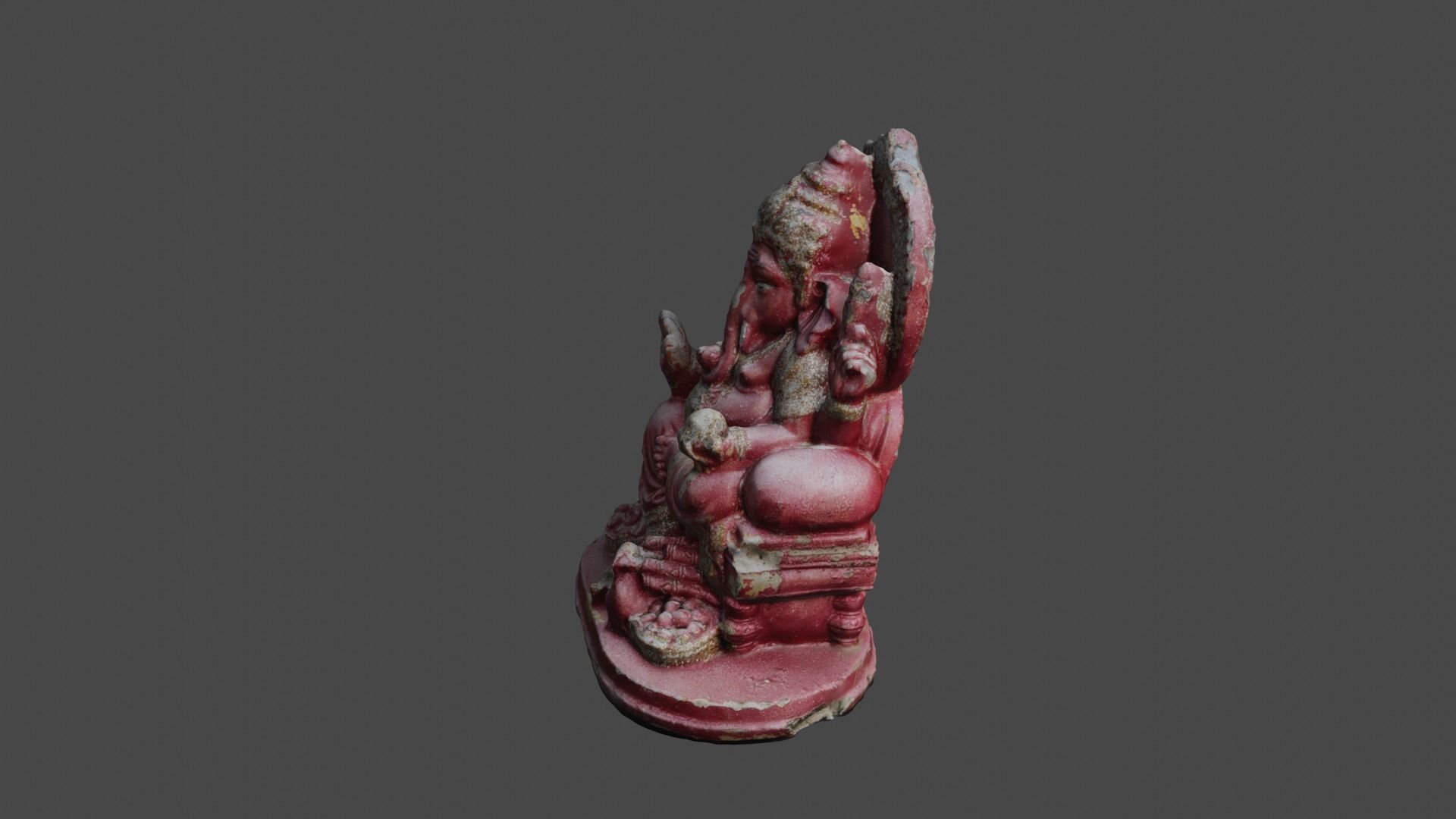 Ganesha 5 Low-poly 3D model_29