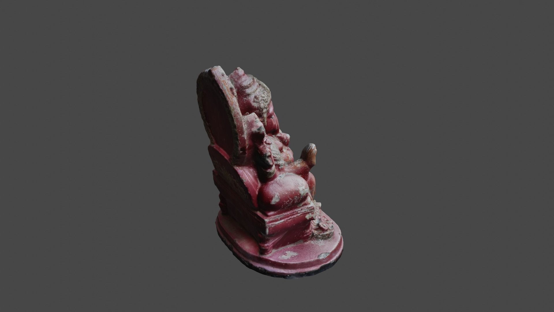 Ganesha 5 Low-poly 3D model_20