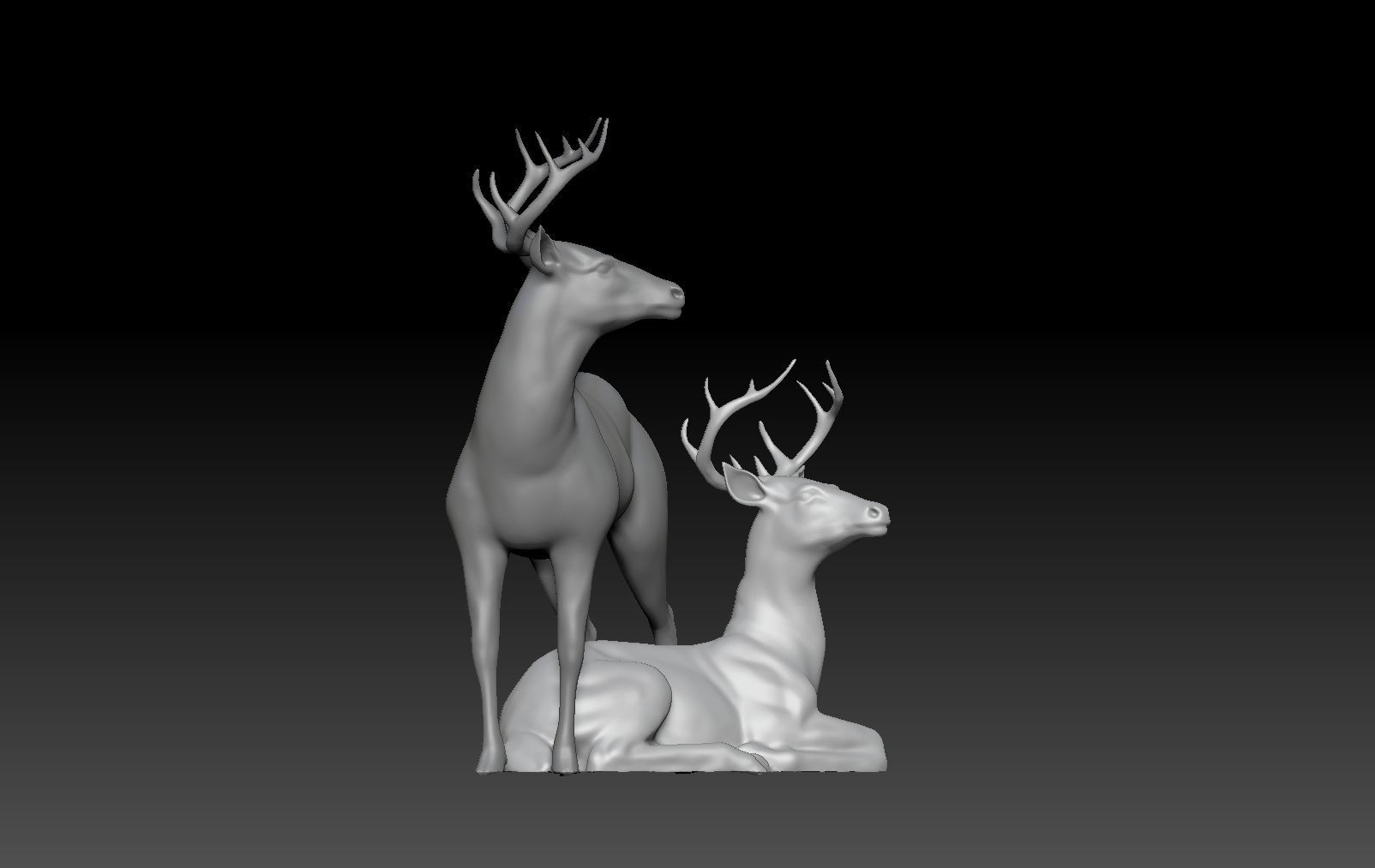 DEER CHRISTMAS DECOR 3D print model_4