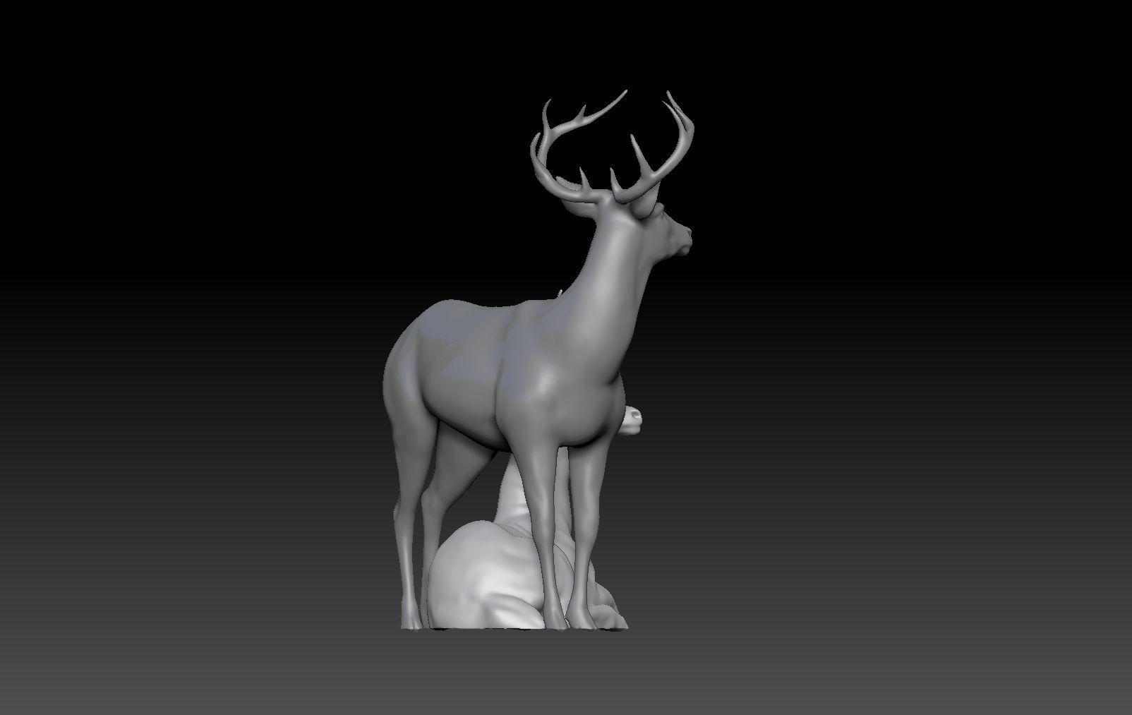 DEER CHRISTMAS DECOR 3D print model_3