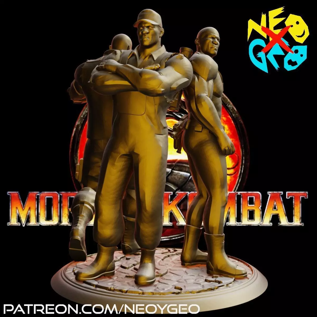 JAX - MORTAL KOMBAT 3D print model