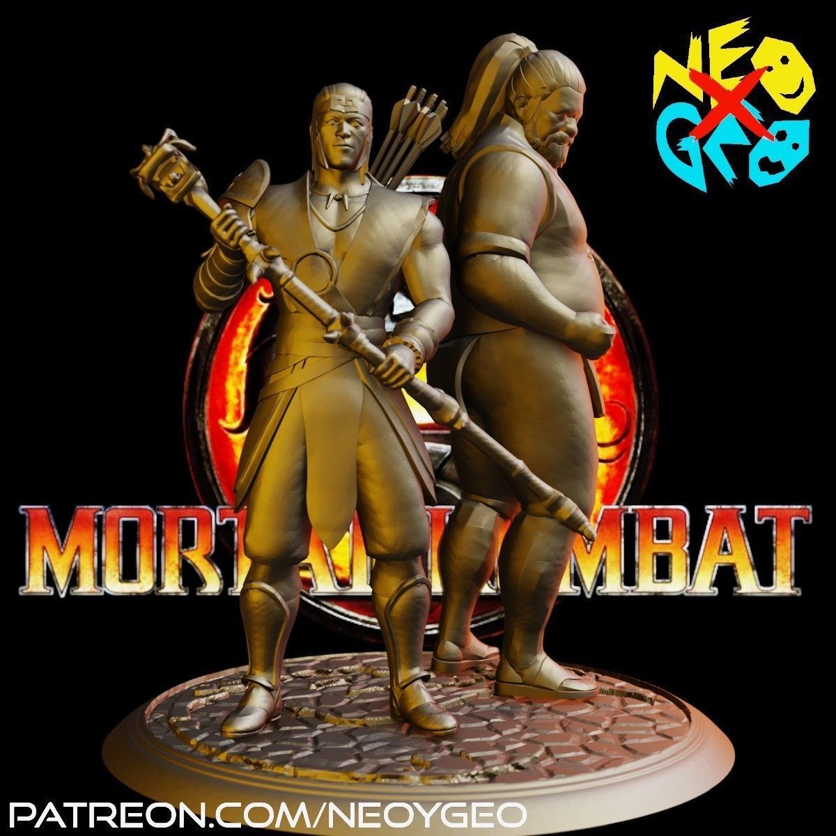 KUNG JIN - BO RAI CHO - MORTAL KOMBAT 3D print model_2