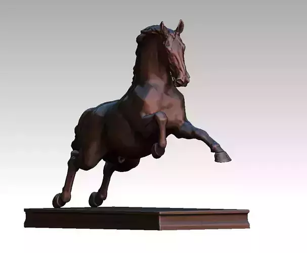 Running horse Cavallo in corsa 3d print ready