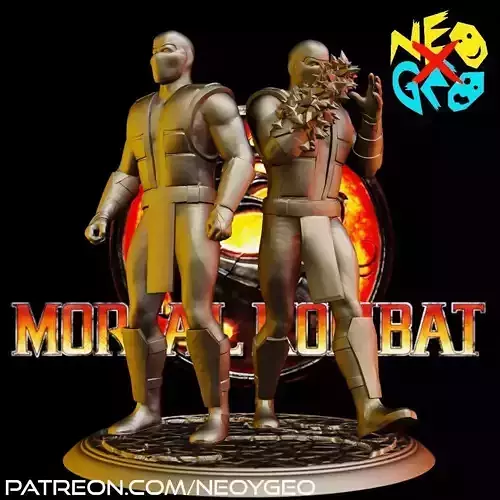 SUB-ZERO AND SCORPION CLASSIC - MORTAL KOMBAT