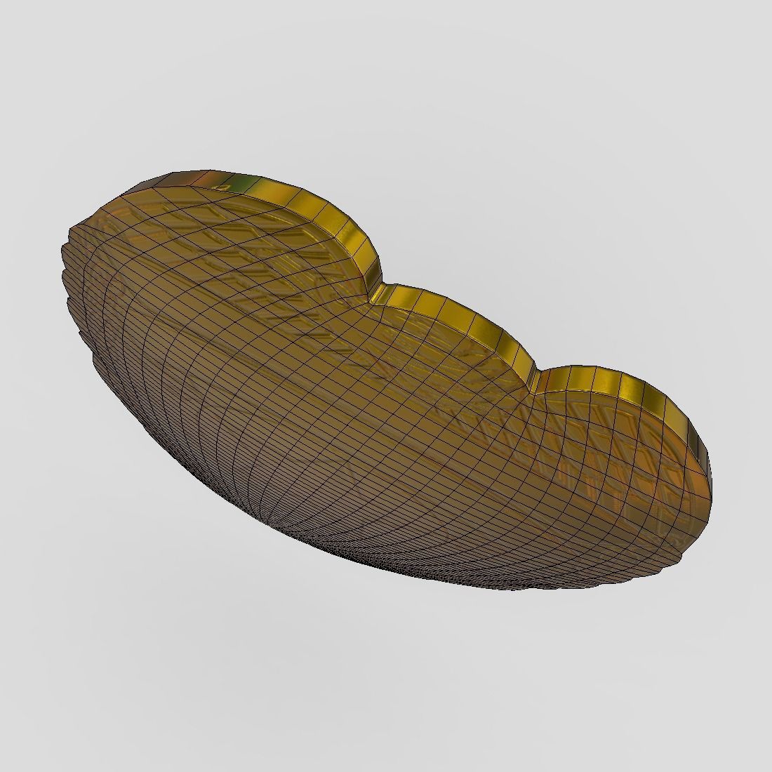 Police Badge 2 Low-poly 3D model_8