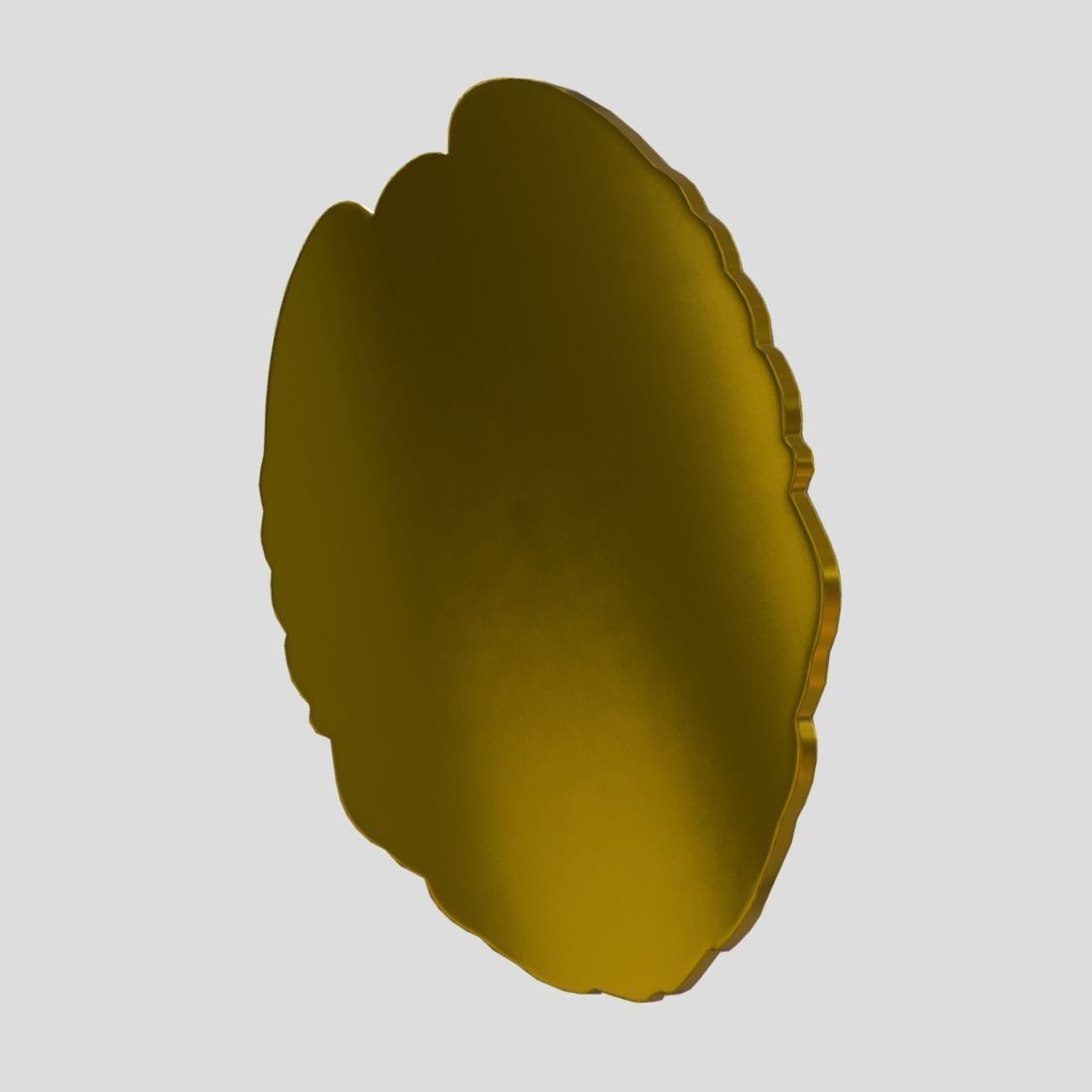 Police Badge 2 Low-poly 3D model_9