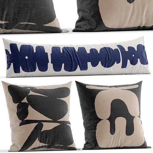 Westelm pillow 5 3D model