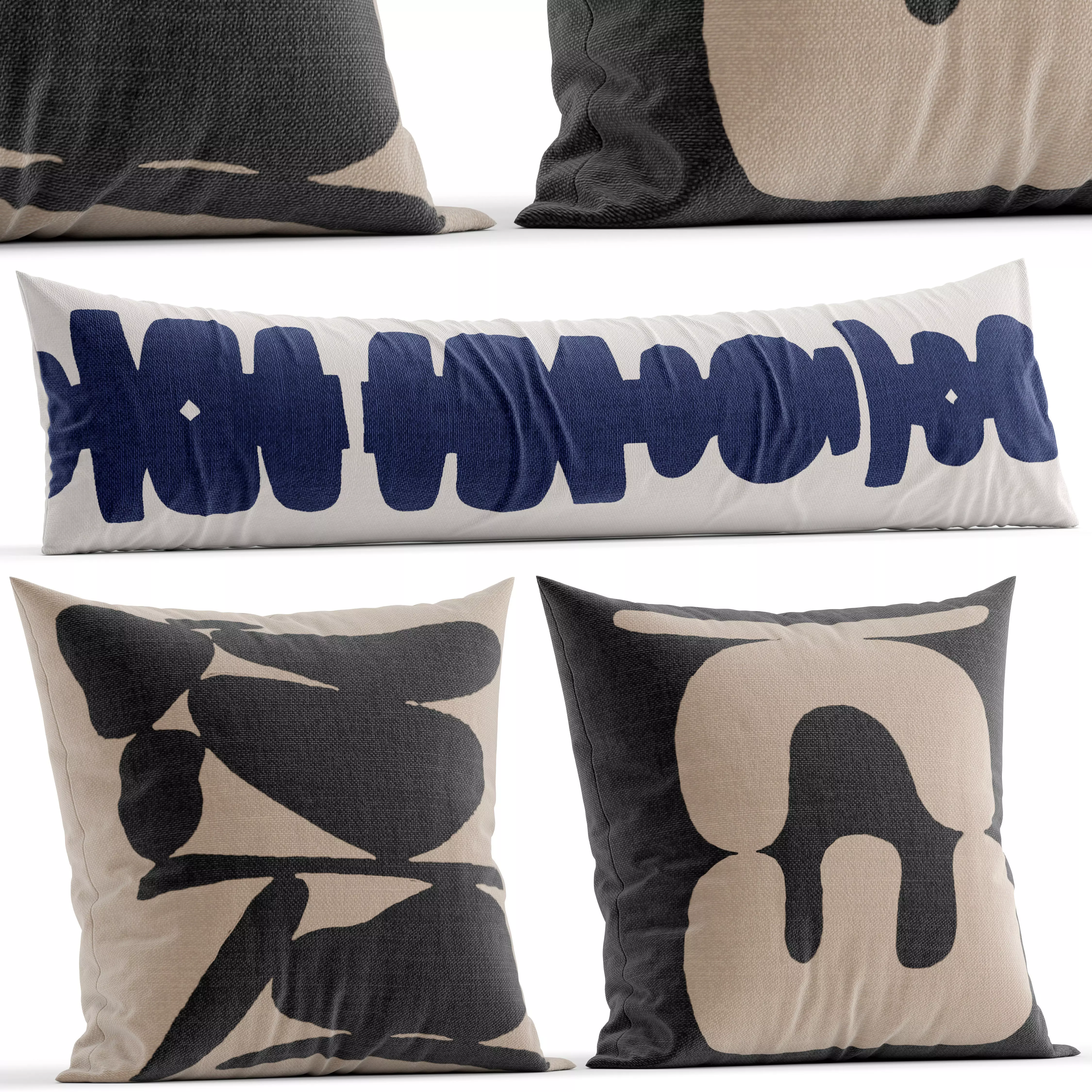 Westelm pillow 5 3D model_0