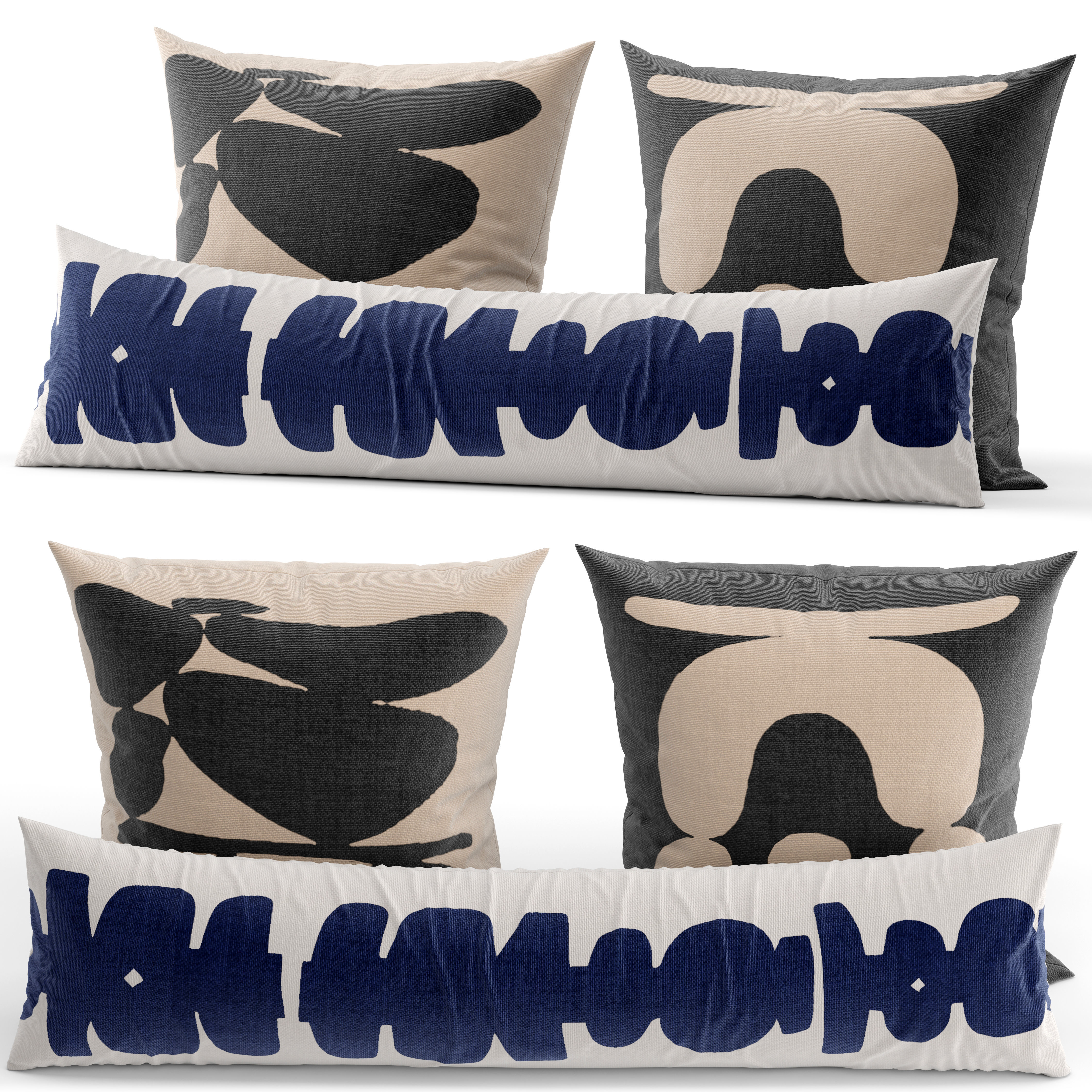 Westelm pillow 5 3D model_1