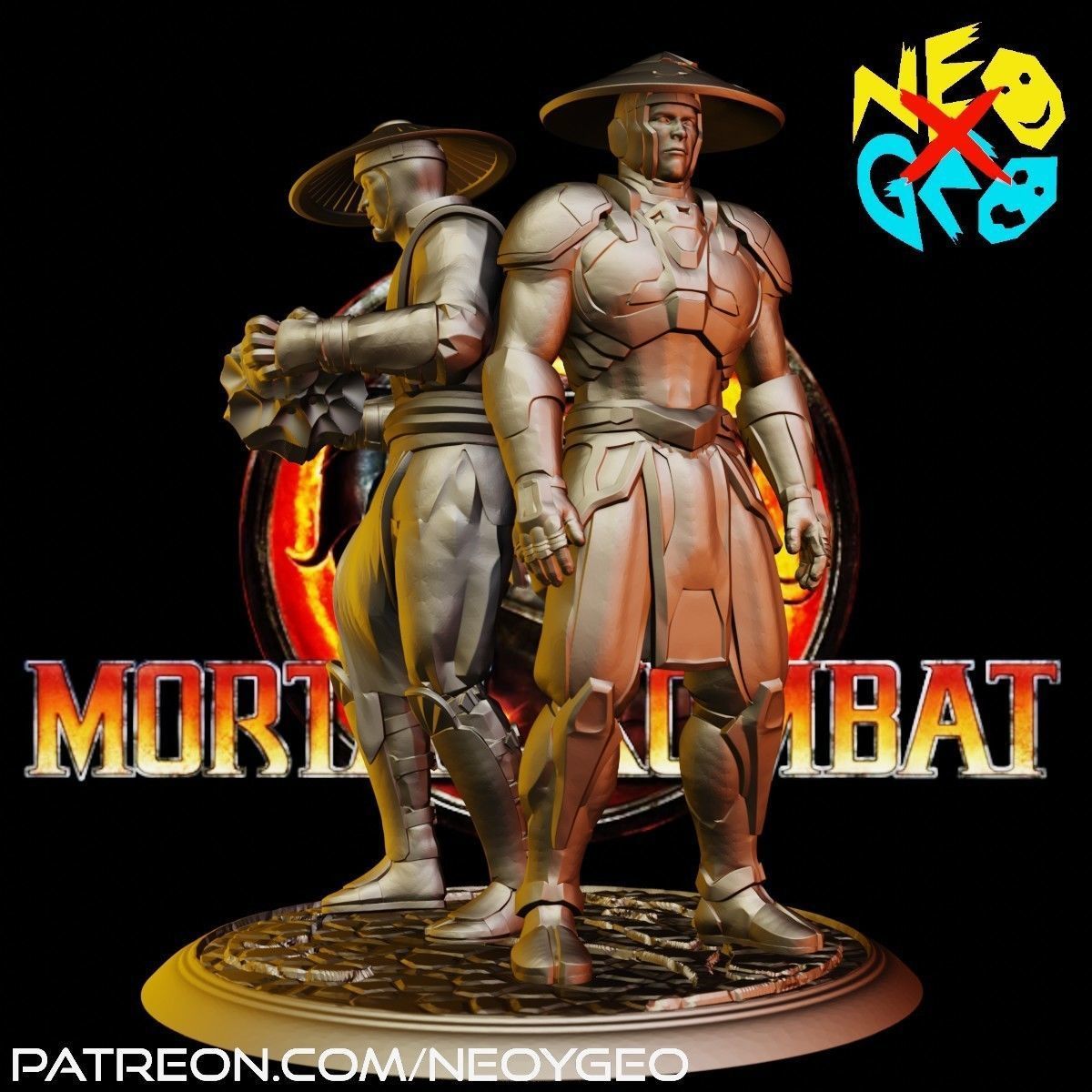 RAIDEN - MORTAL KOMBAT 3D print model_1