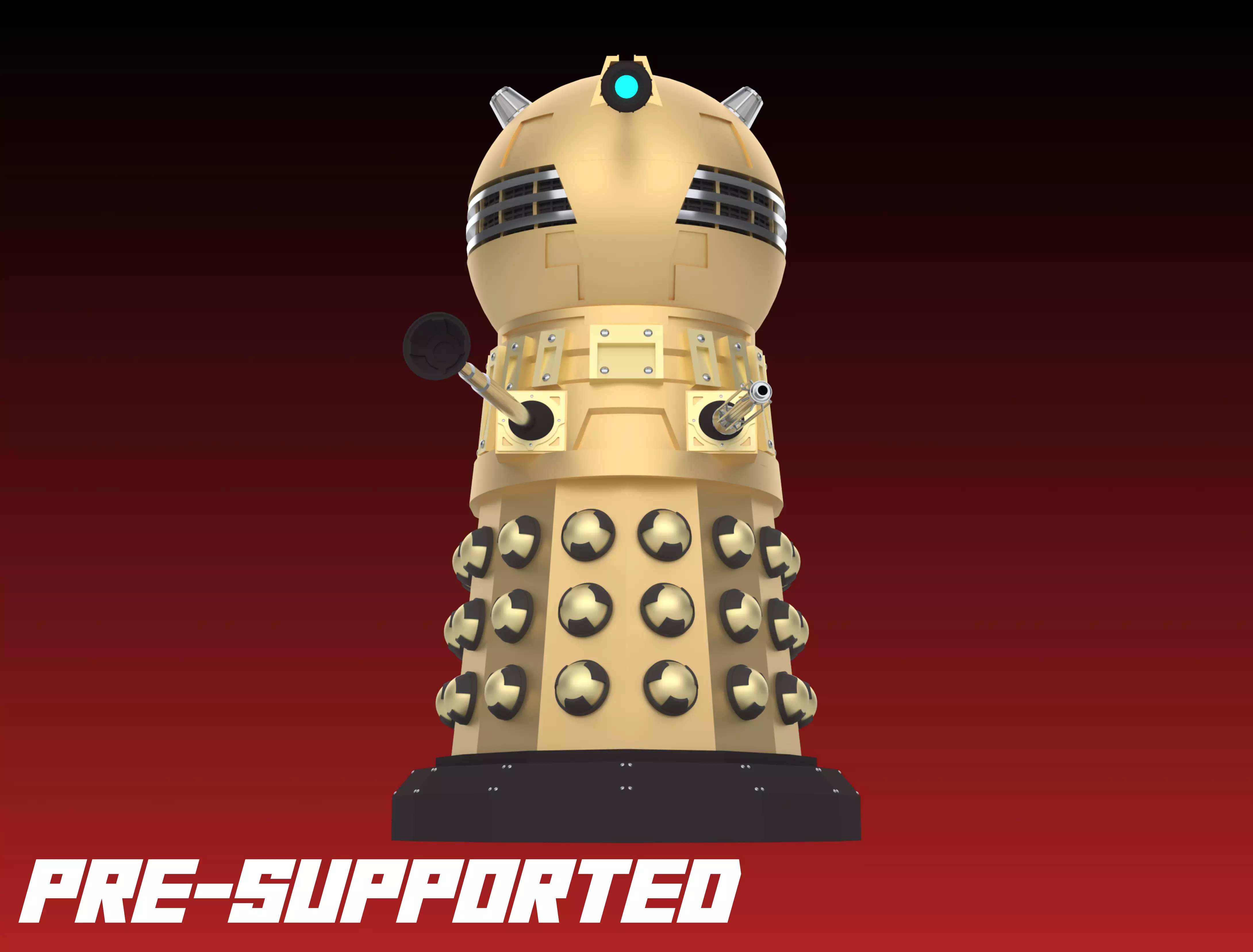 05 D-A-L-E-K - Restoration Empire Emperor - 32mm Miniature -  3D print model_0