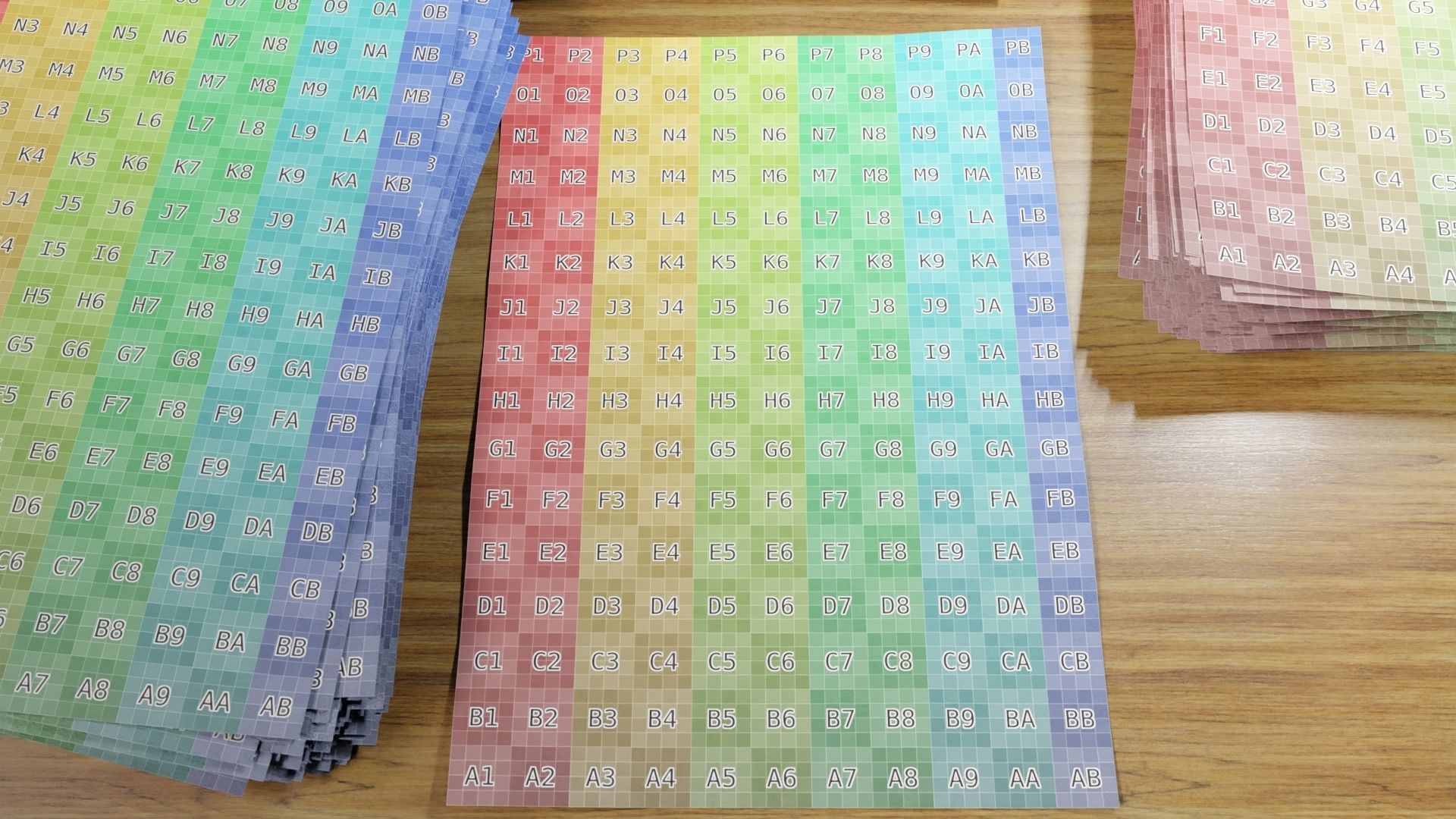 Piles of A4 papers - 9 variants 3D model_6