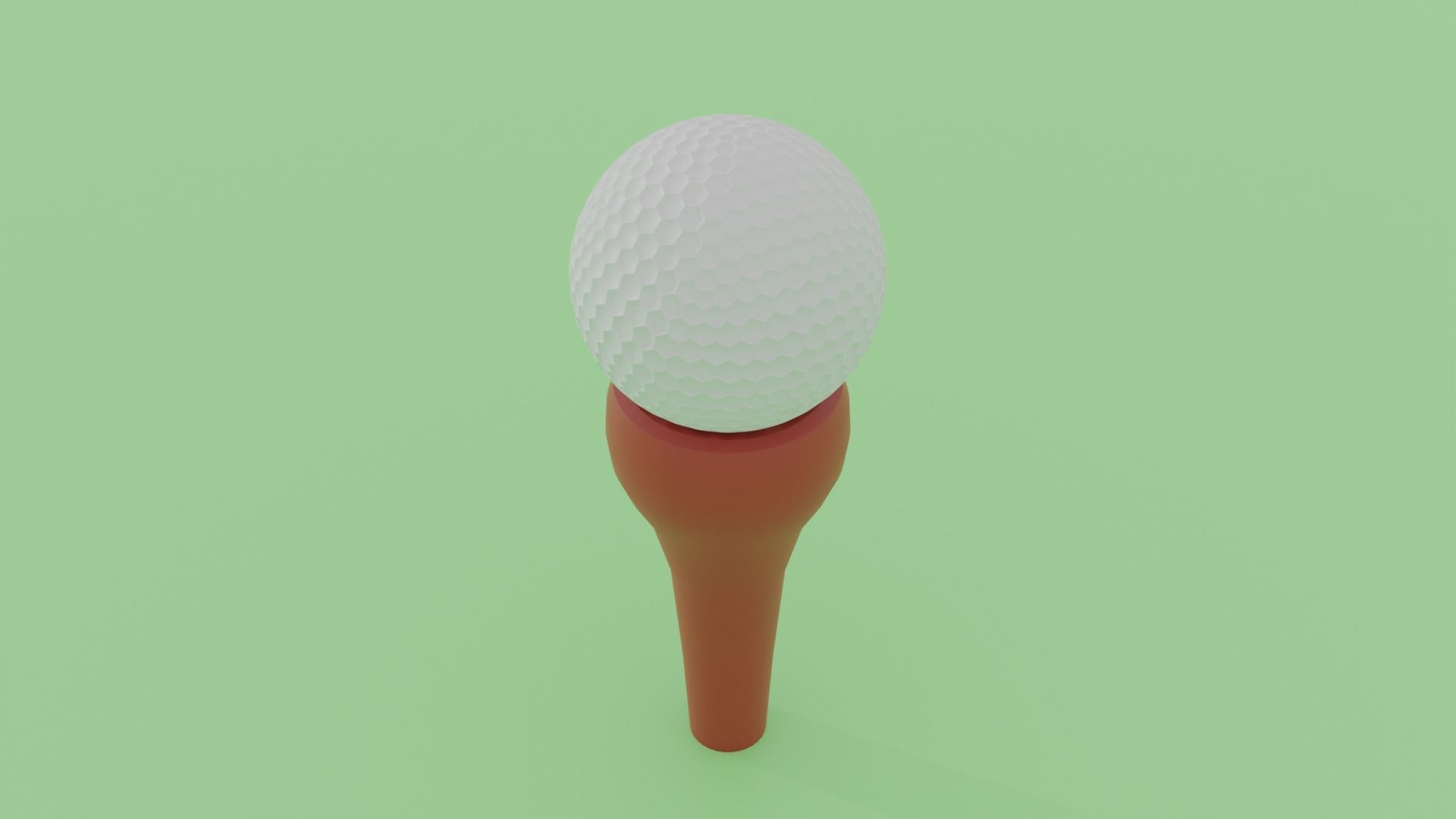 golf ball 3D model_3
