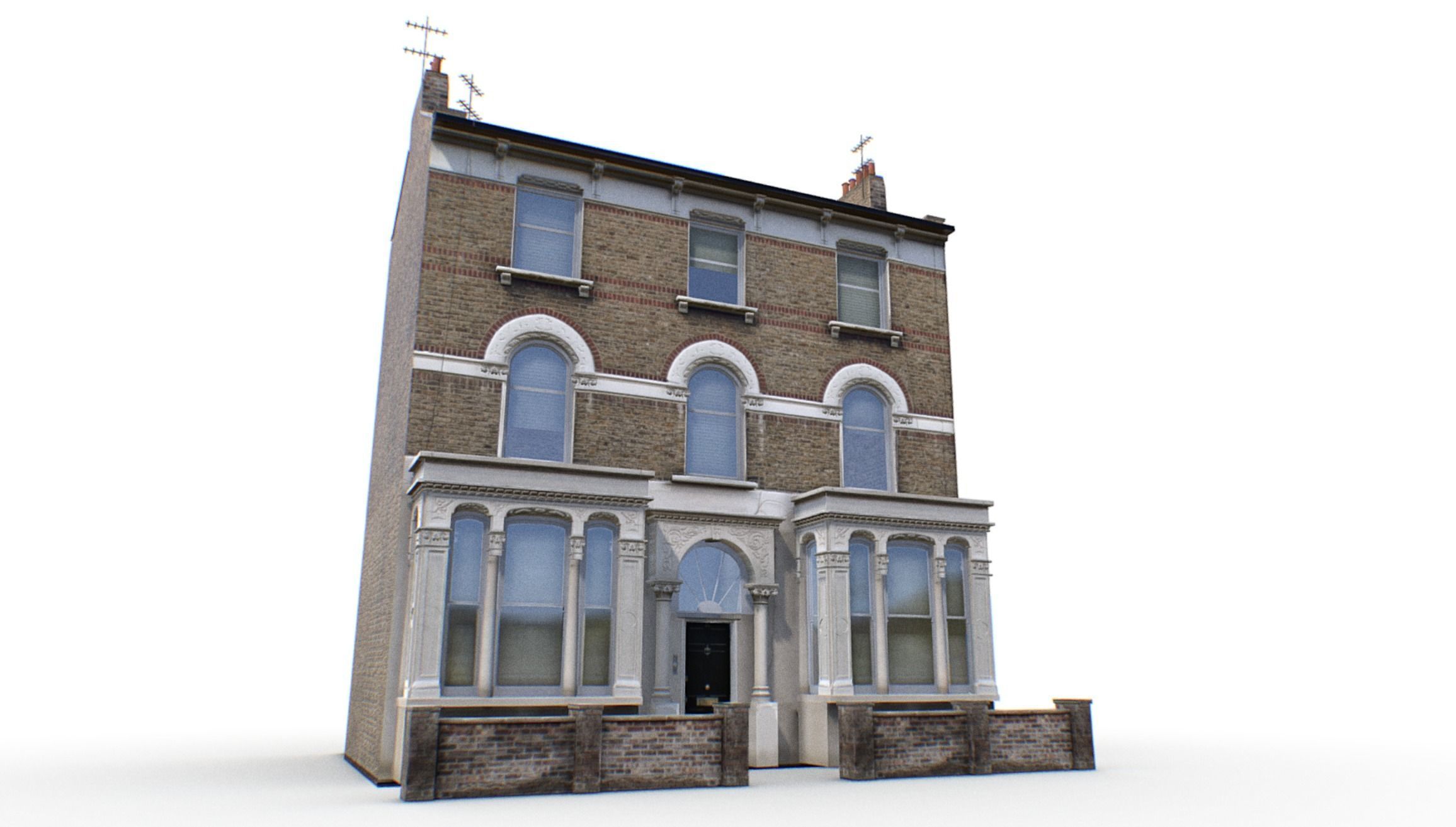 London Buildings Collection Low-poly 3D model_4