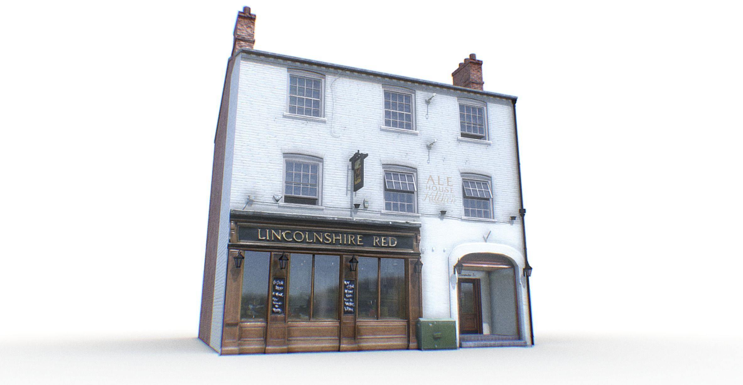 London Buildings Collection Low-poly 3D model_8