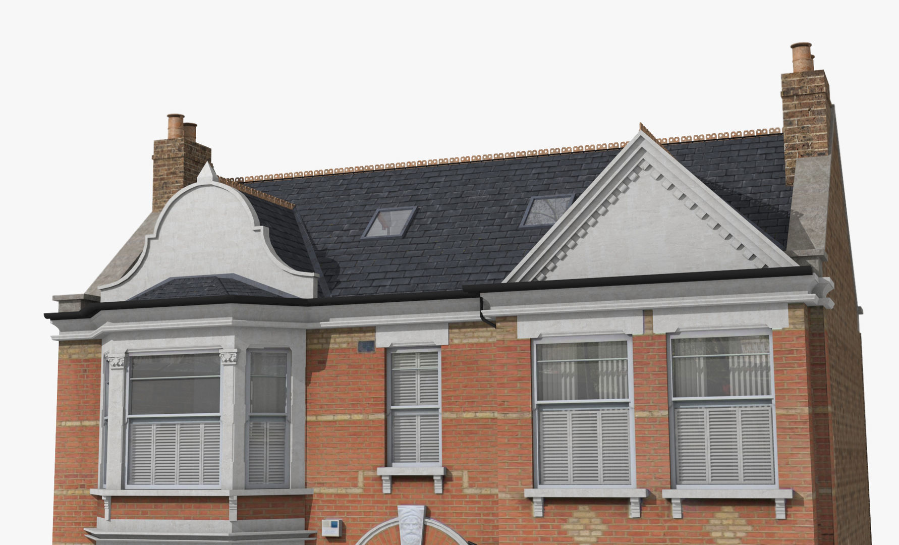 London Buildings Collection Low-poly 3D model_31