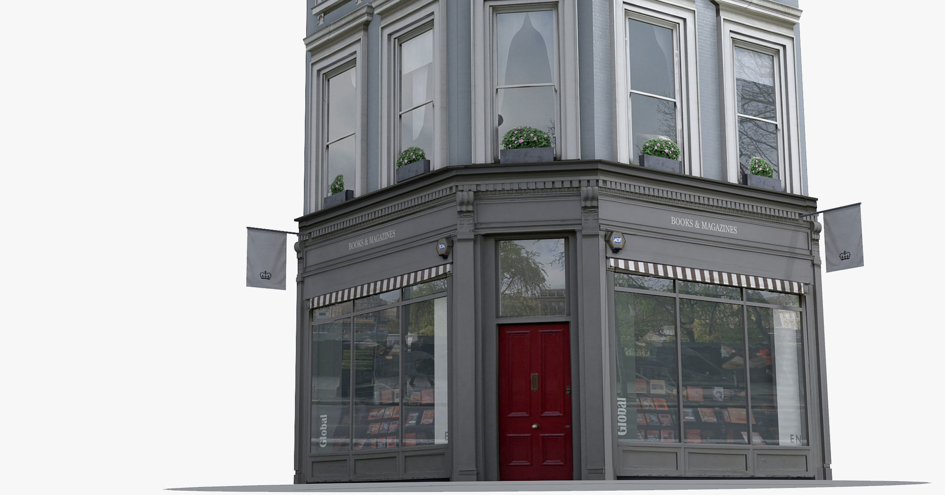 London Buildings Collection Low-poly 3D model_39