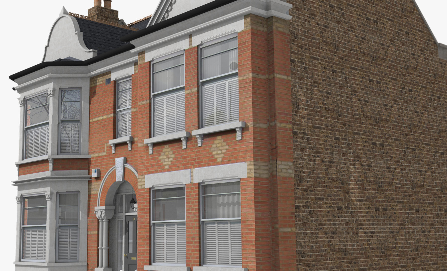 London Buildings Collection Low-poly 3D model_47