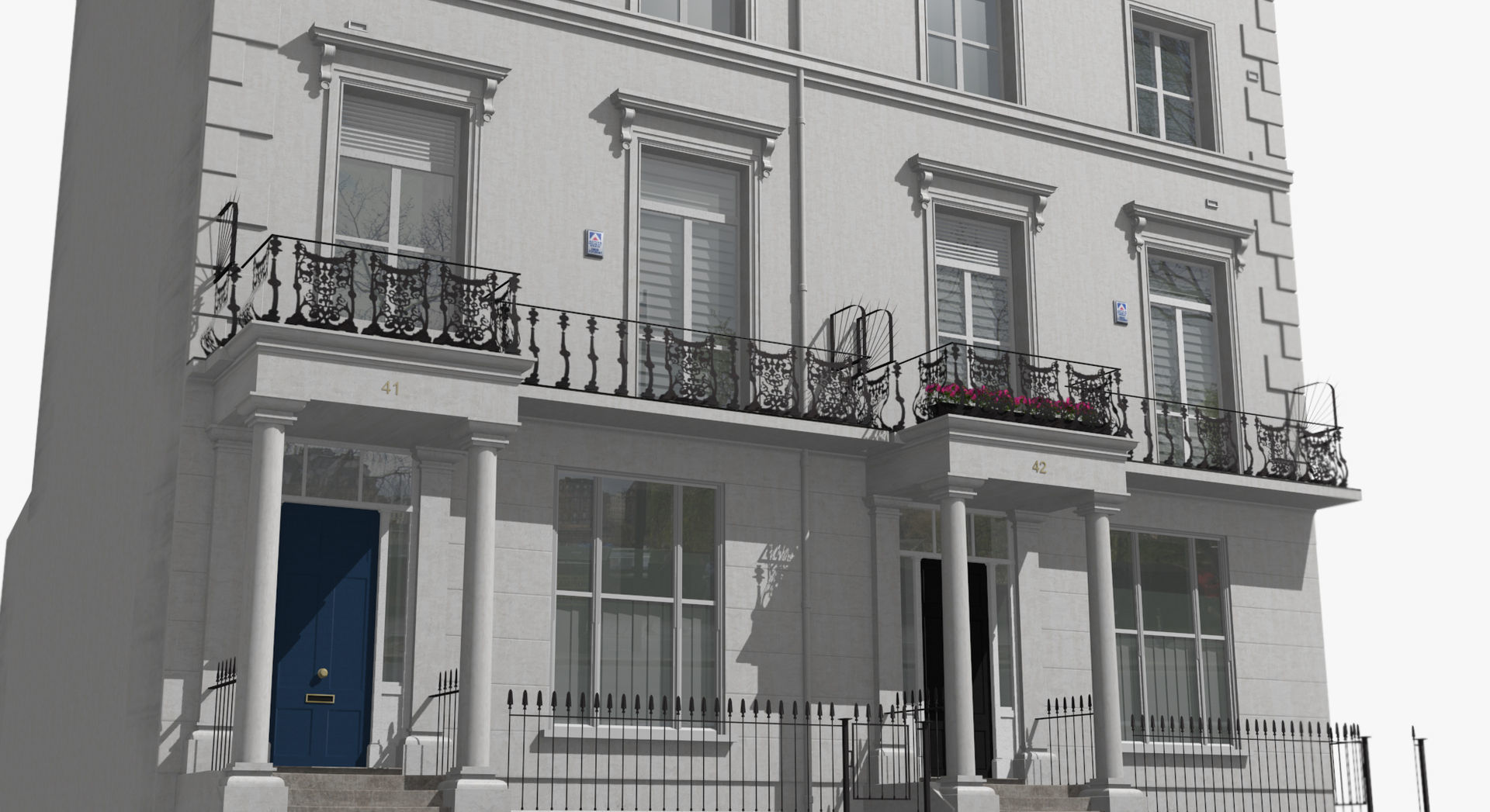 London Buildings Collection Low-poly 3D model_33