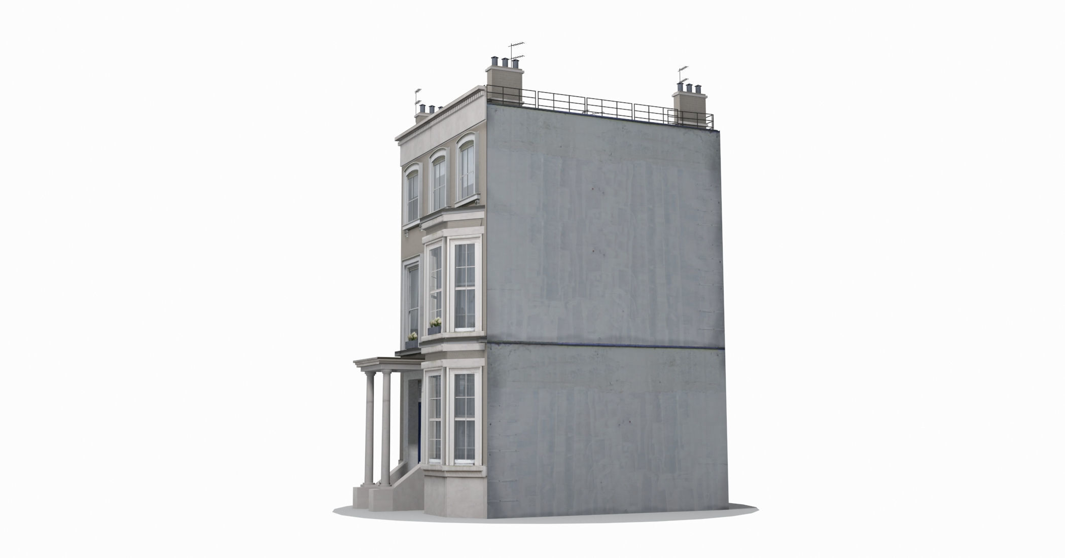 London Buildings Collection Low-poly 3D model_34