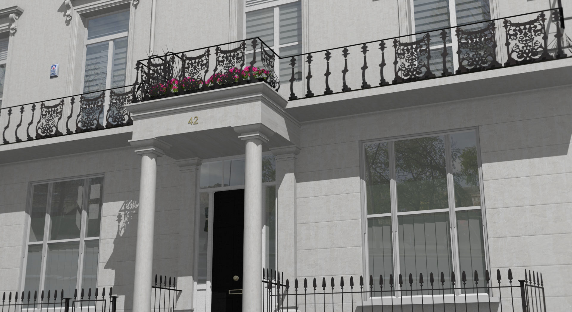 London Buildings Collection Low-poly 3D model_42