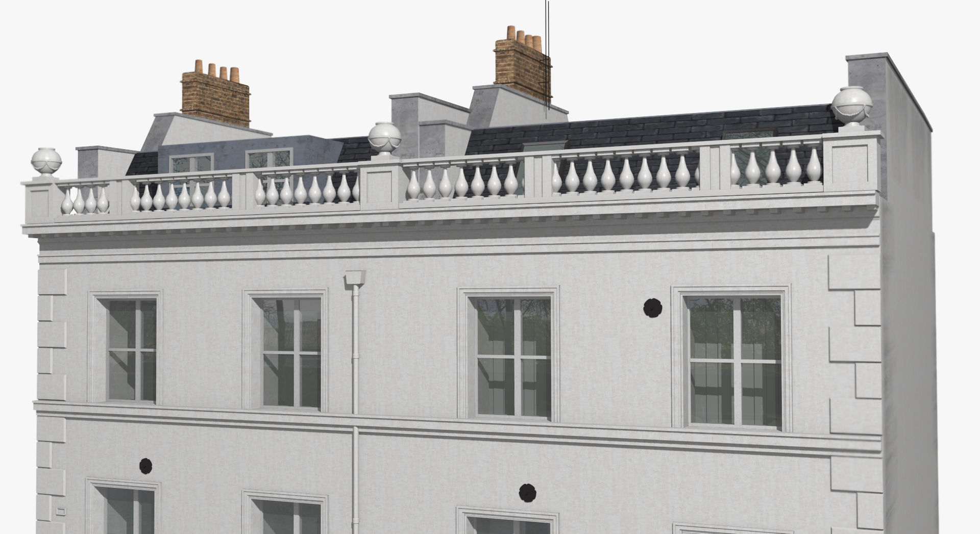 London Buildings Collection Low-poly 3D model_30