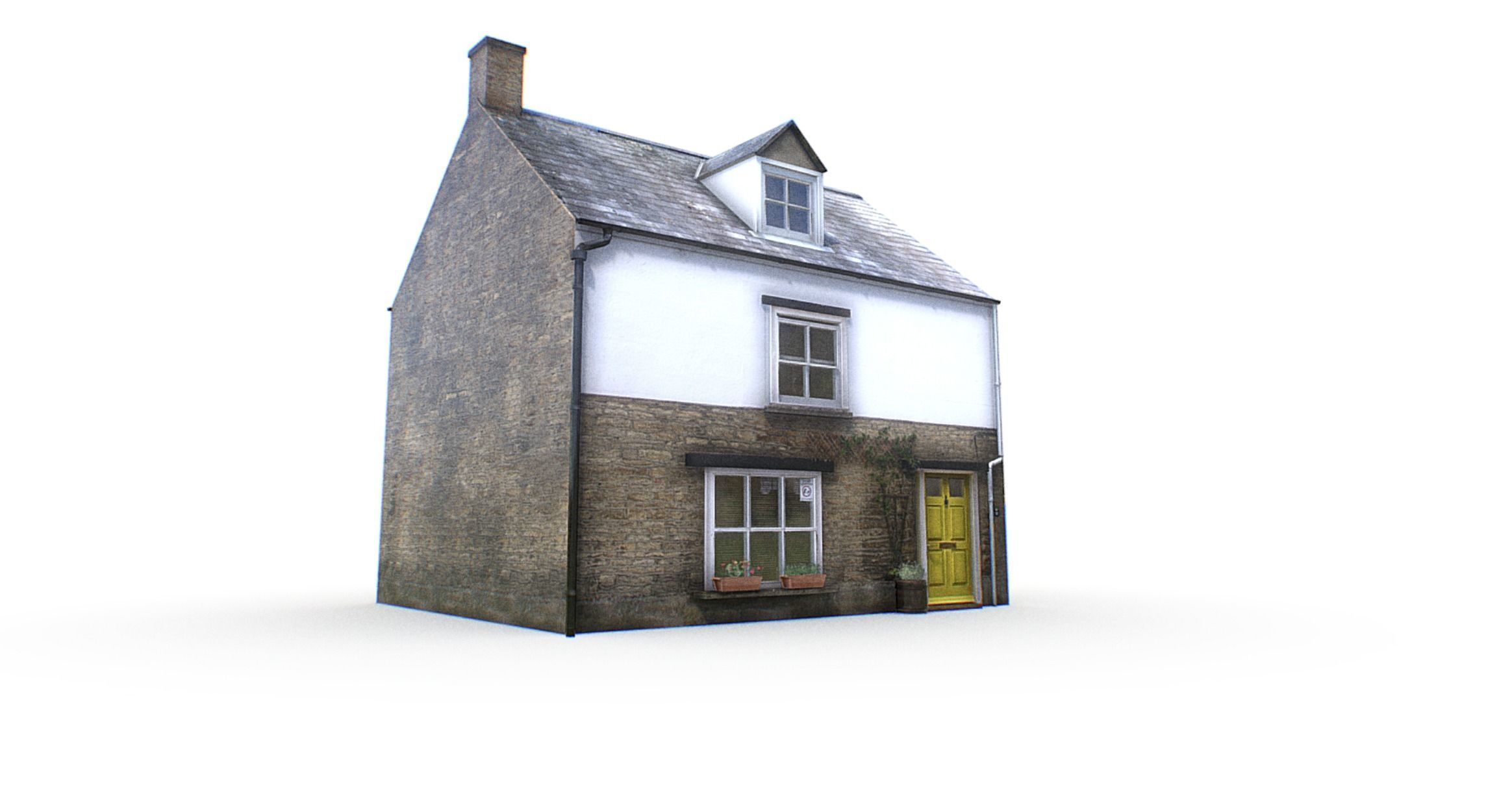 London Buildings Collection Low-poly 3D model_12