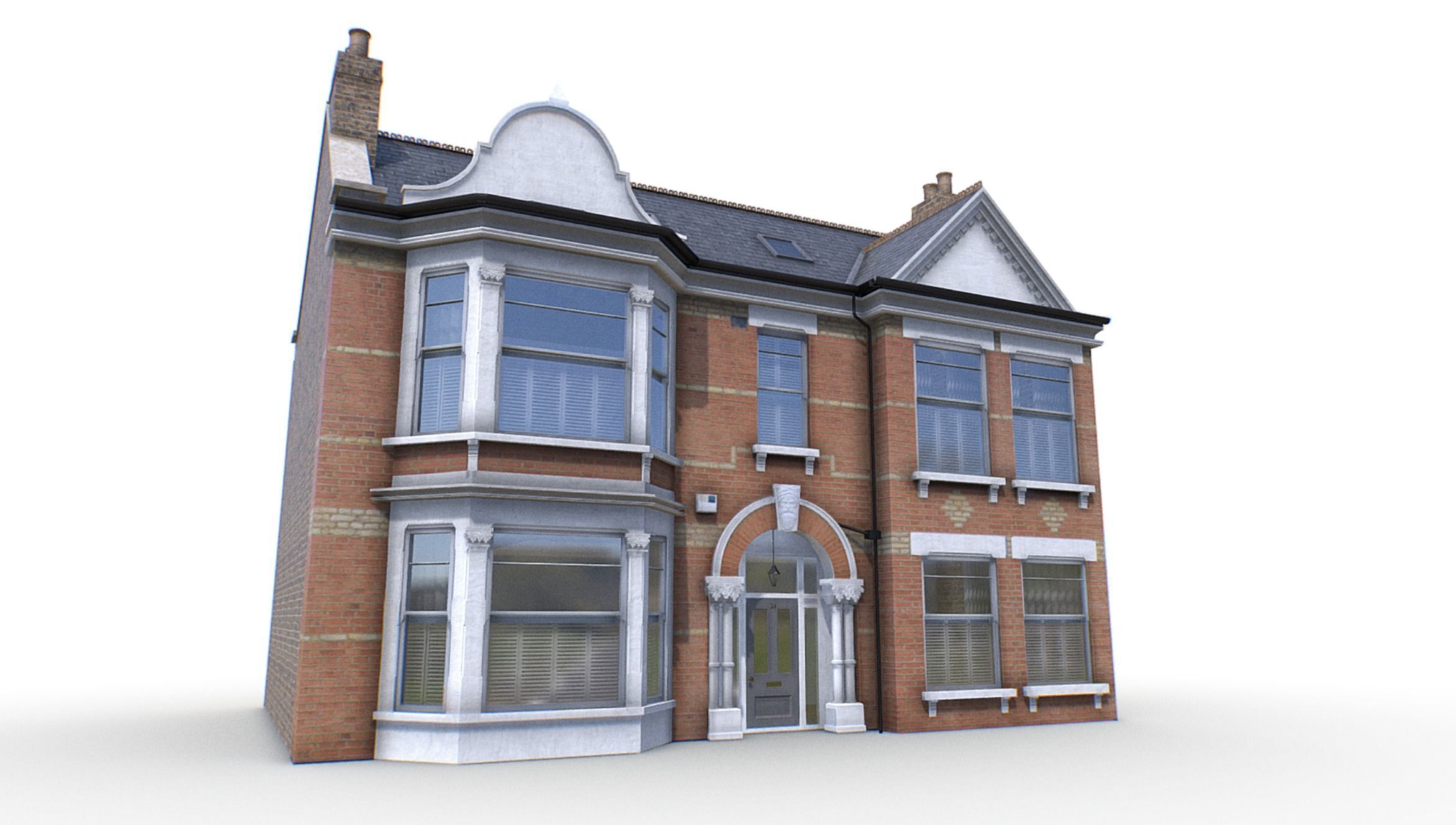 London Buildings Collection Low-poly 3D model_7