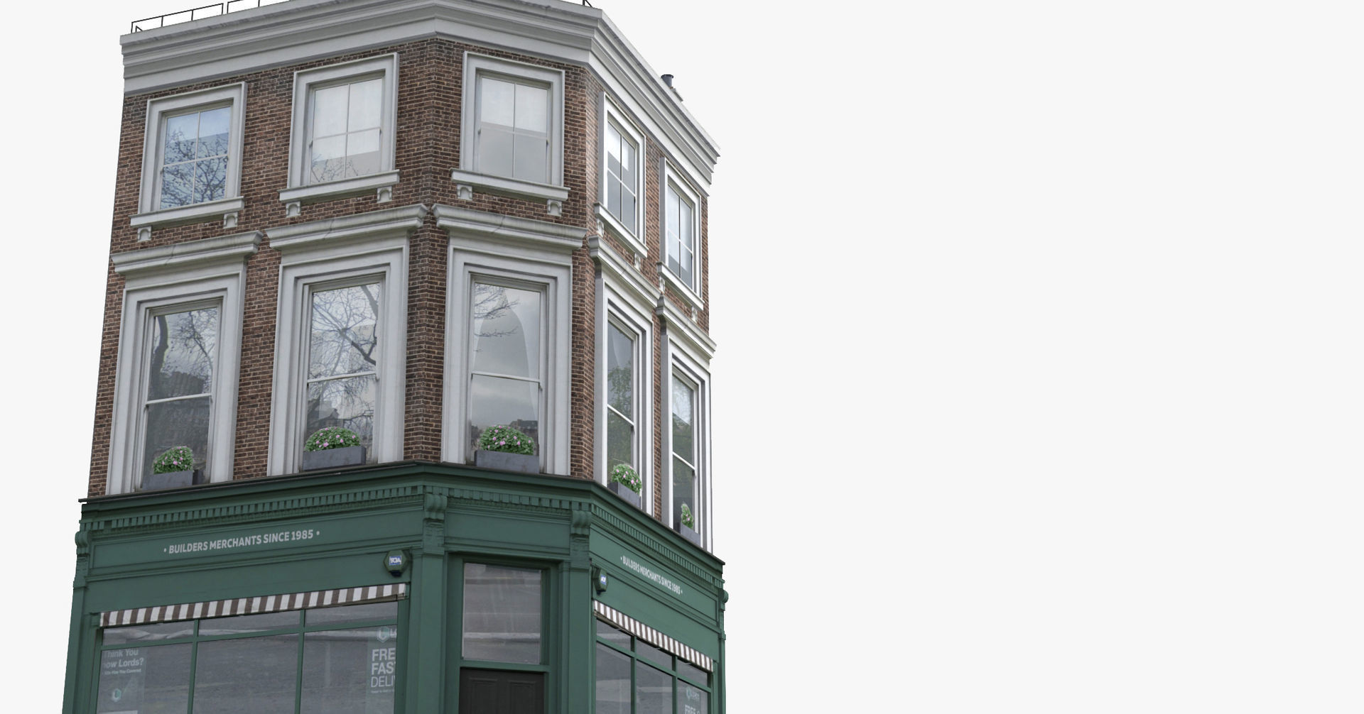 London Buildings Collection Low-poly 3D model_48