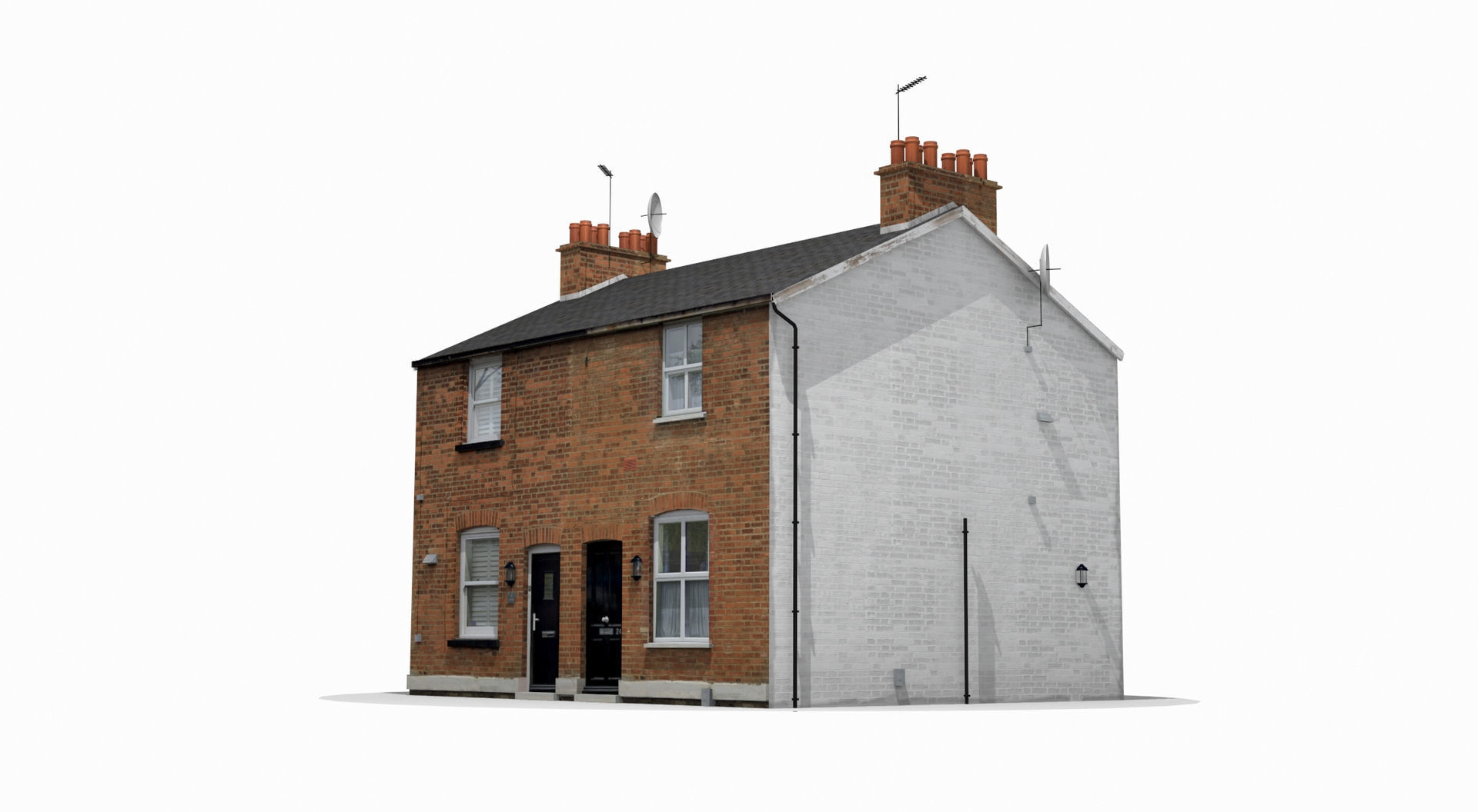 London Buildings Collection Low-poly 3D model_24