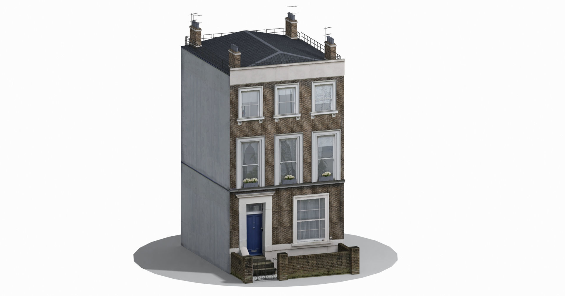 London Buildings Collection Low-poly 3D model_35