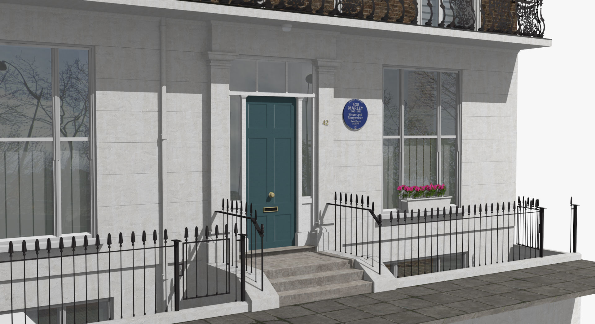 London Buildings Collection Low-poly 3D model_53