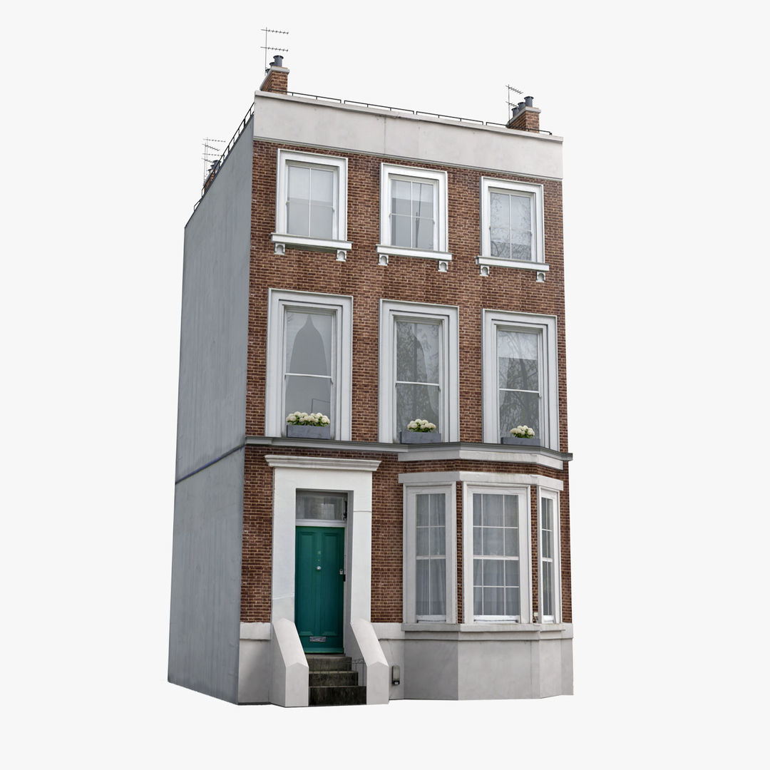 London Buildings Collection Low-poly 3D model_19