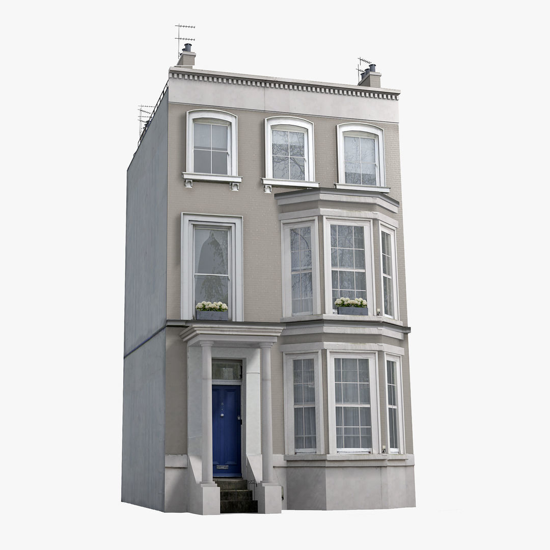 London Buildings Collection Low-poly 3D model_18
