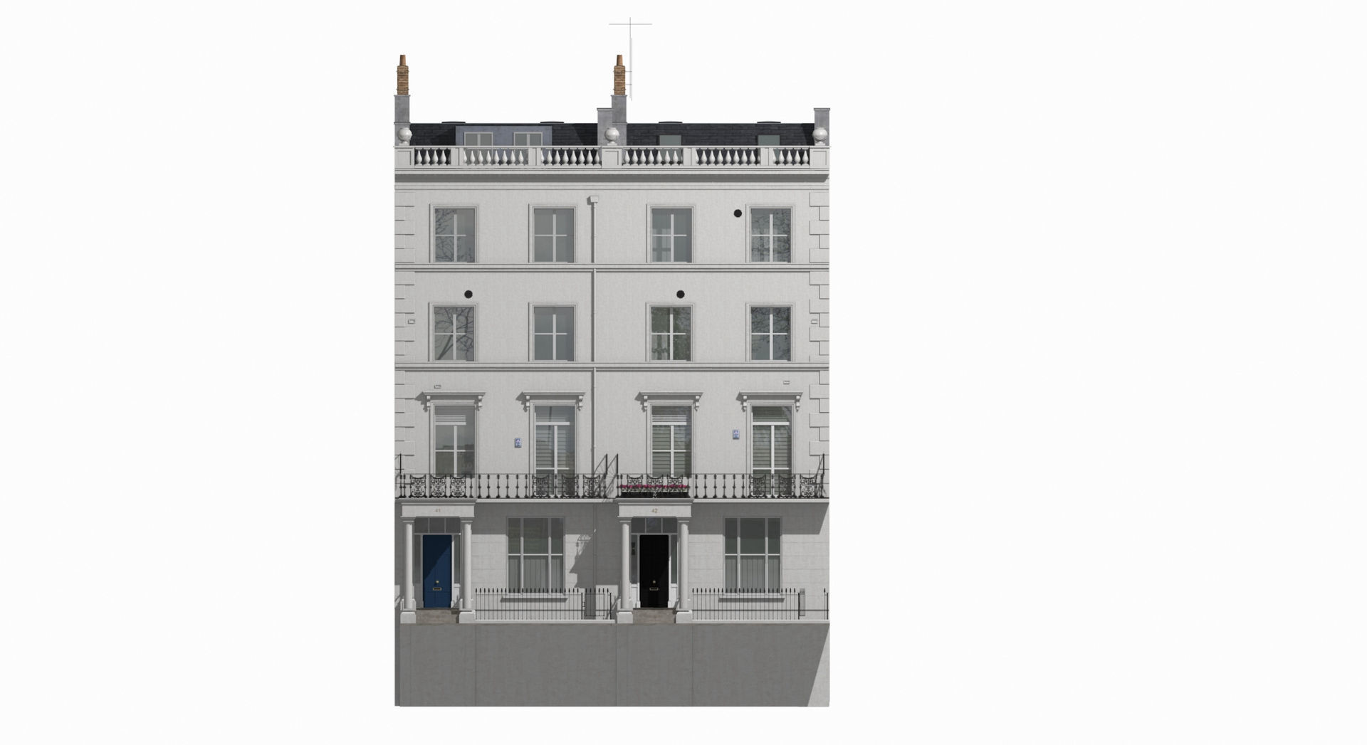 London Buildings Collection Low-poly 3D model_22