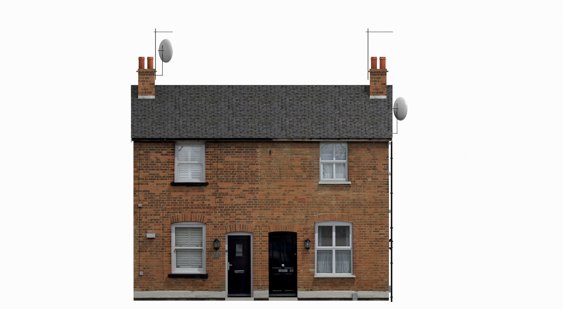 London Buildings Collection Low-poly 3D model_29