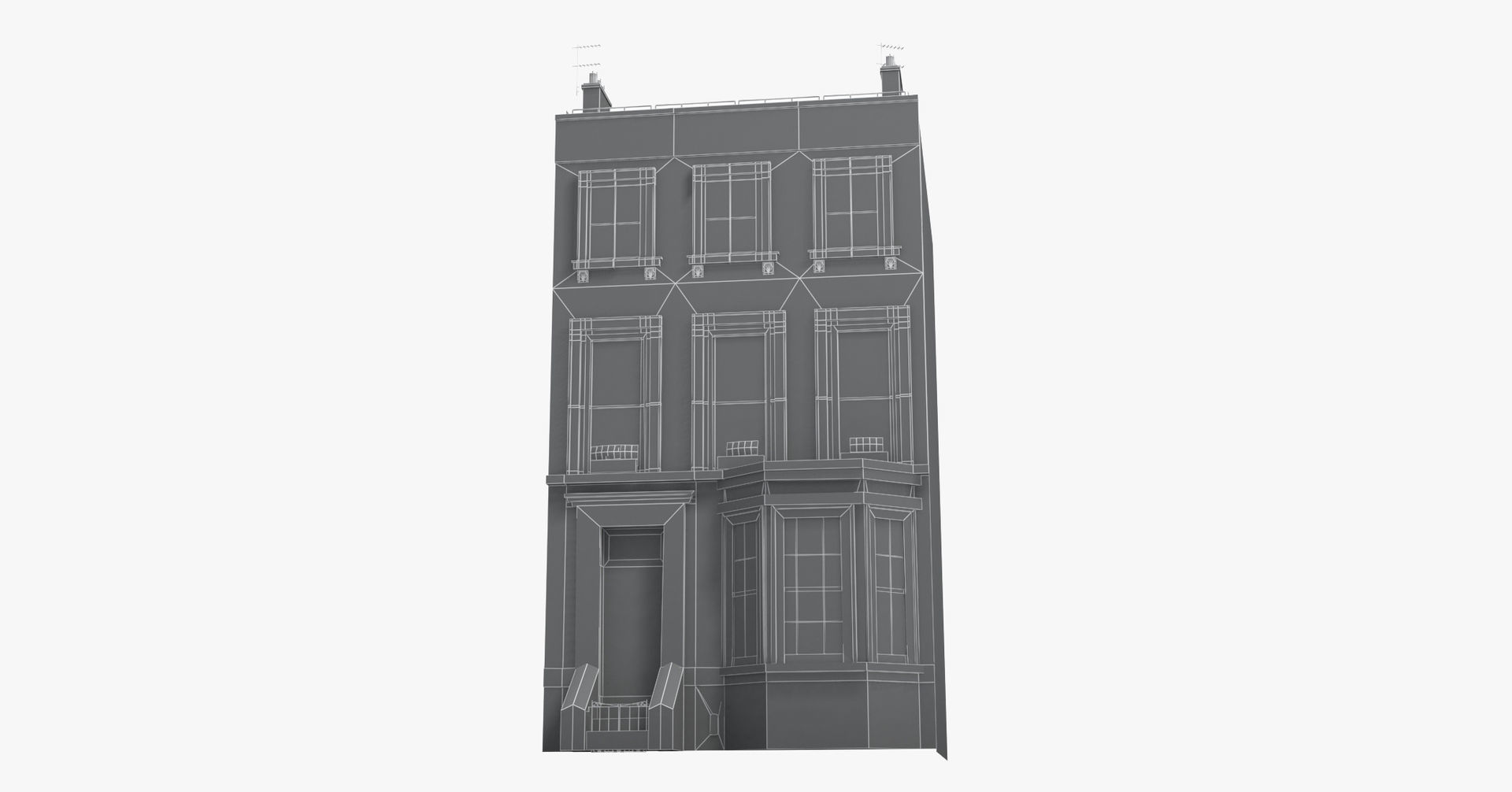 London Buildings Collection Low-poly 3D model_23