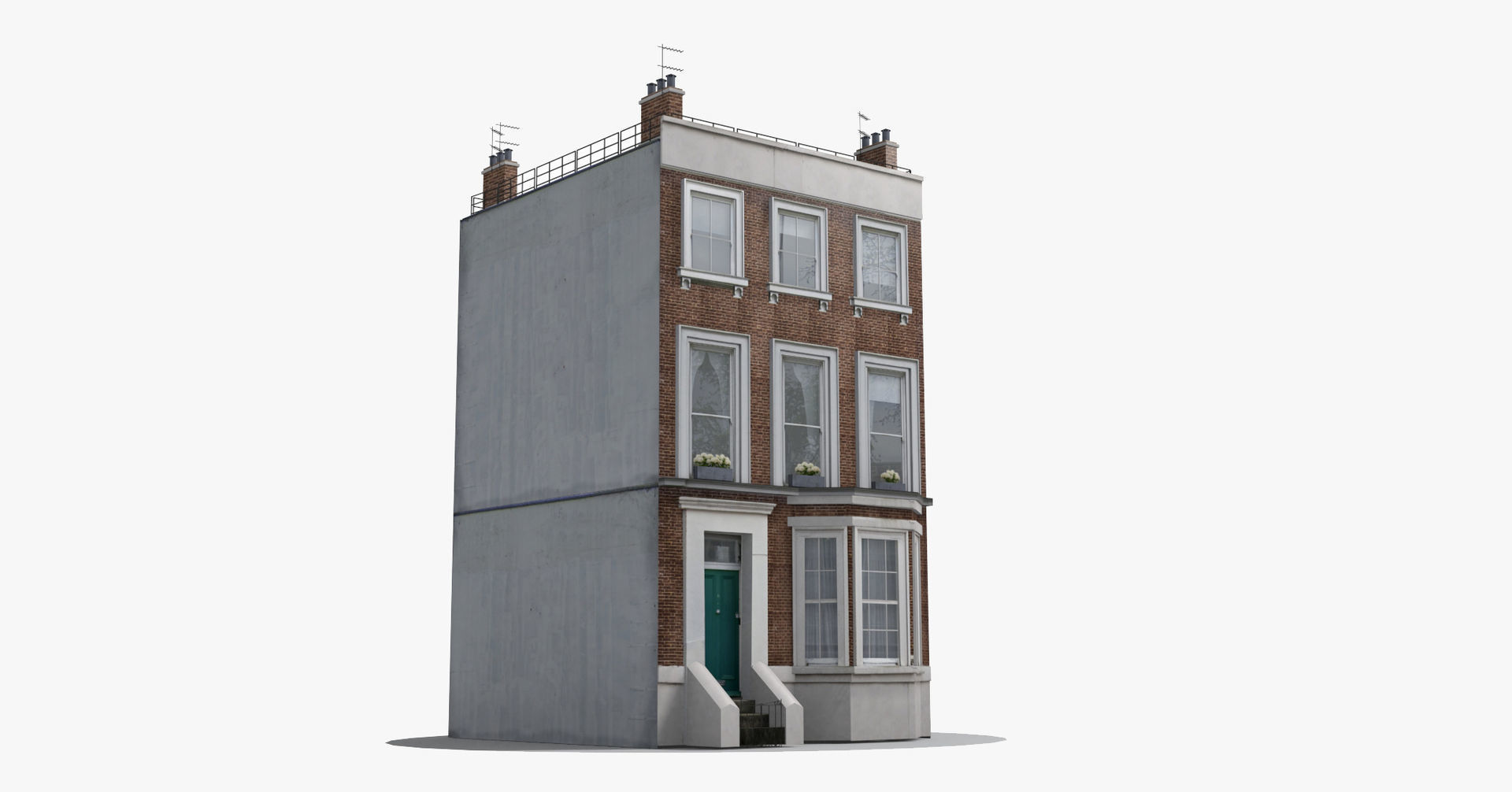 London Buildings Collection Low-poly 3D model_17